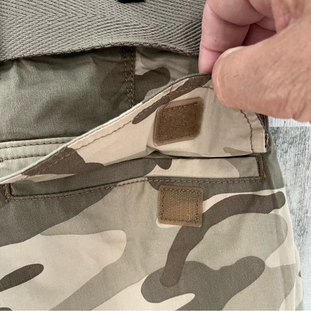 Lee Men’s Camo Shorts Size 29 Multi Pockets With Belt New With Tags - Picture 10 of 13